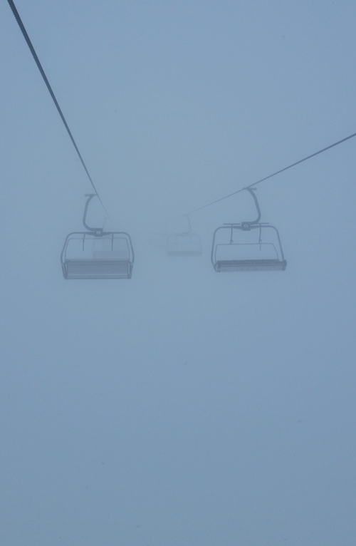 Skilift Nebel